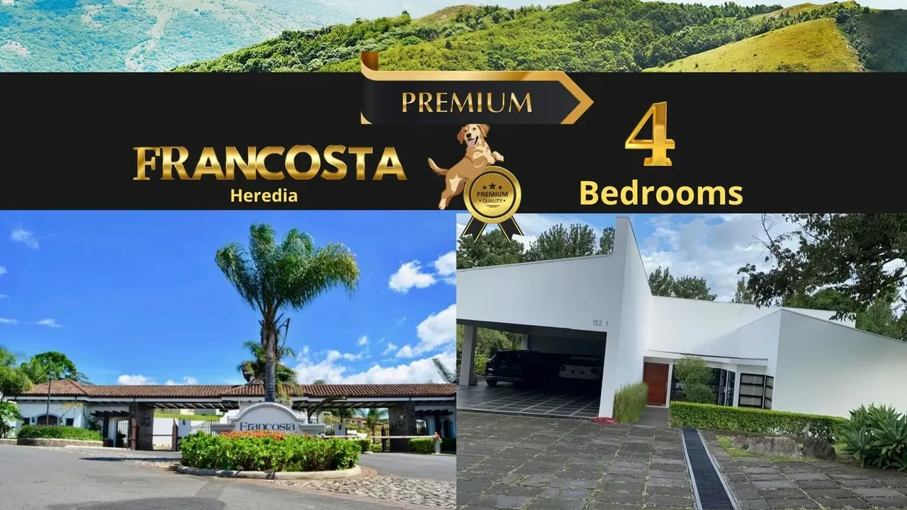 Casa Moderna de Diseño Premiando | Condominio Francosta – Heredia · Mudanza Inmediata