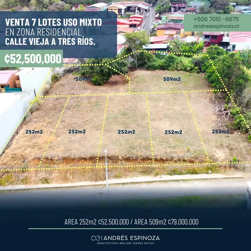 AE ARCHITECTURE | LOTS FOR SALE TRES RIOS LA UNION AE 1209