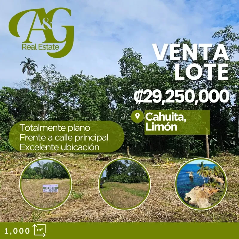Vendemos una hermosa propiedad ubicada en un bosque tropical húmedo en Cahuita, a 3 km del parque ...