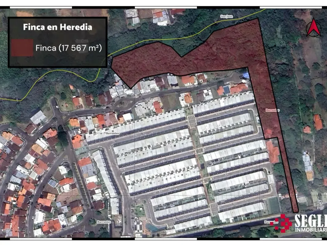 Venta de terreno en San Joaquín de Flores, Heredia.