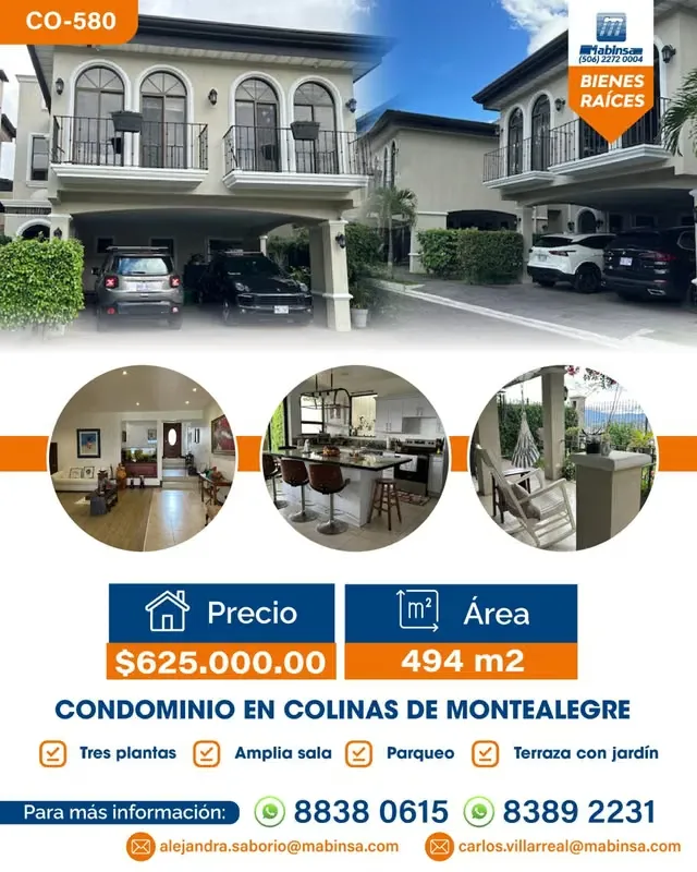 CONDO FOR SALE – Colinas de Montealegre | CO-580