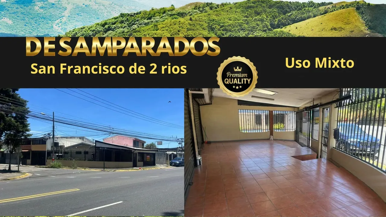 San Francisco de Dos Ríos | negotiation · Corner Property with 2 Commercial Units · Mixed Use