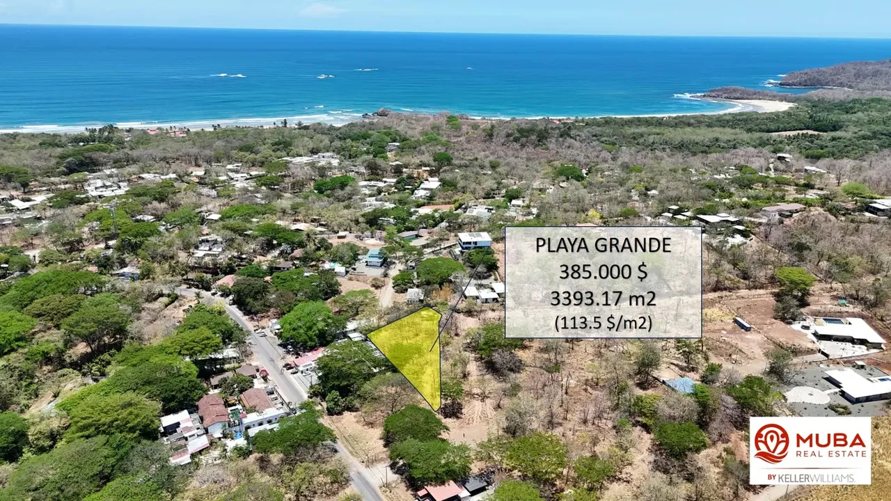 Es un lote de 3.380 m2 ideal para hacer un condominio o cabinas vacacionales, casas de alquiler.