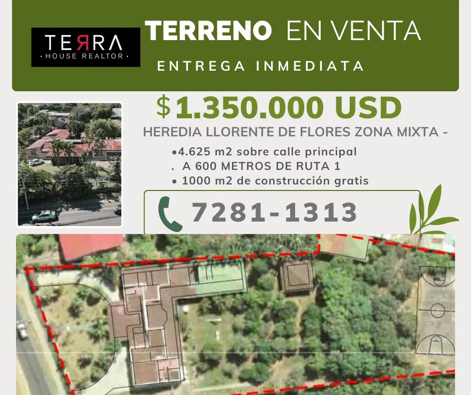 Atención empresarios, espectacular terreno en venta, sobre calle principal , pague solo el terreno