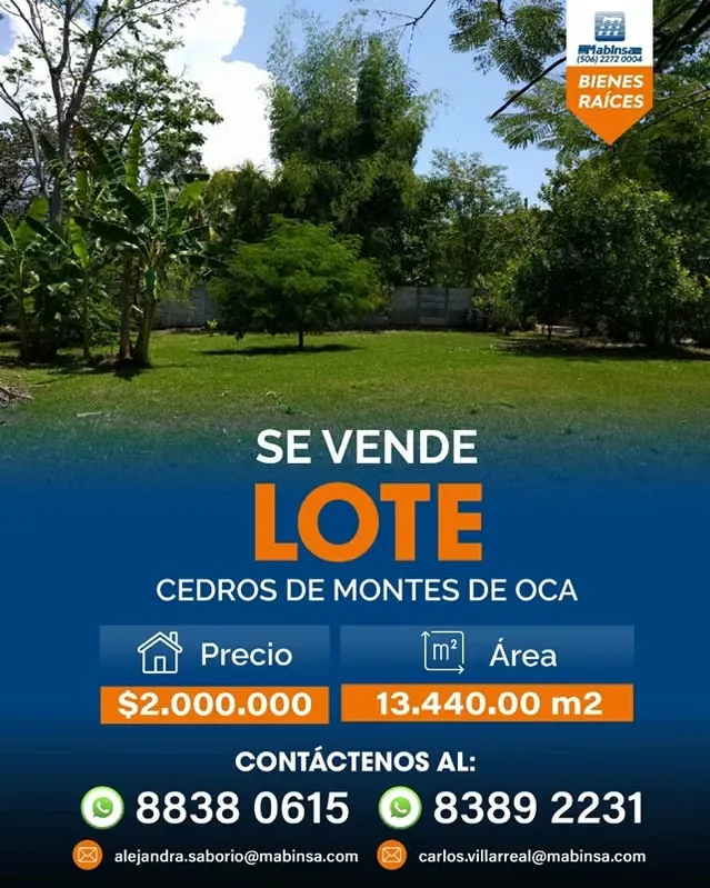 Excelente oportunidad para desarrollo inmobiliario o inversión, ubicado en una de las zonas más cotizadas de Montes de Oca.