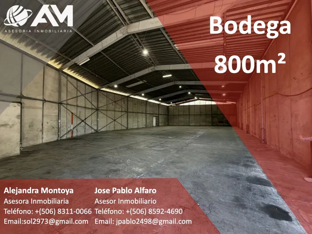 BODEGA IN HEREDIA BARREAL, 800m ²