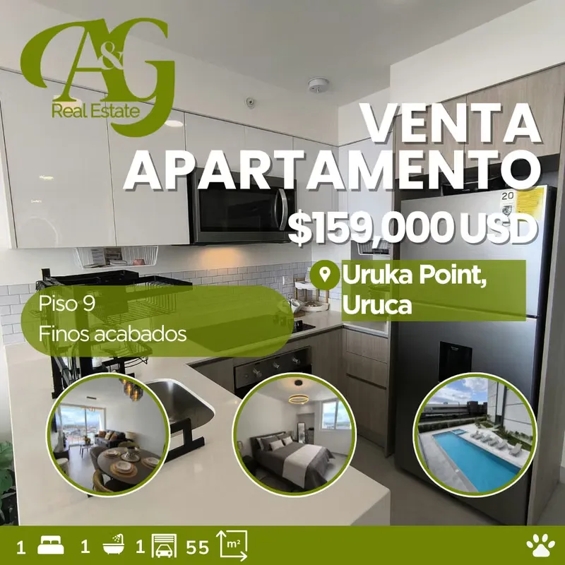 Oportunidad de adquirir un exclusivo apartamento totalmente amueblado en URUKA Point, ideal tanto para vivir como para ...
