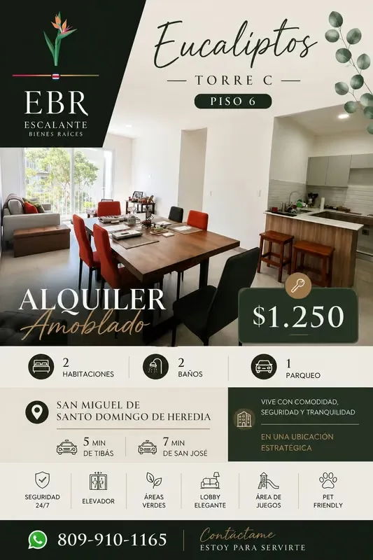 Beautiful Apartment for Rent – Los Eucaliptos Condominium