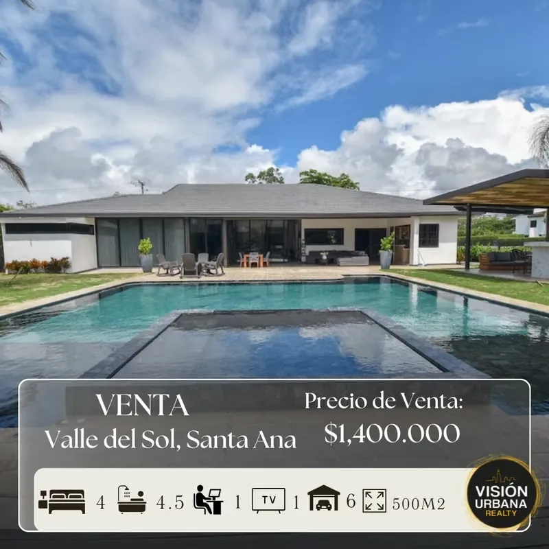 Spacious, completely remodeled single-story home in the Valle del Sol residential area. The 500m² house sits on a 1202.83m² lot and features the following layout: