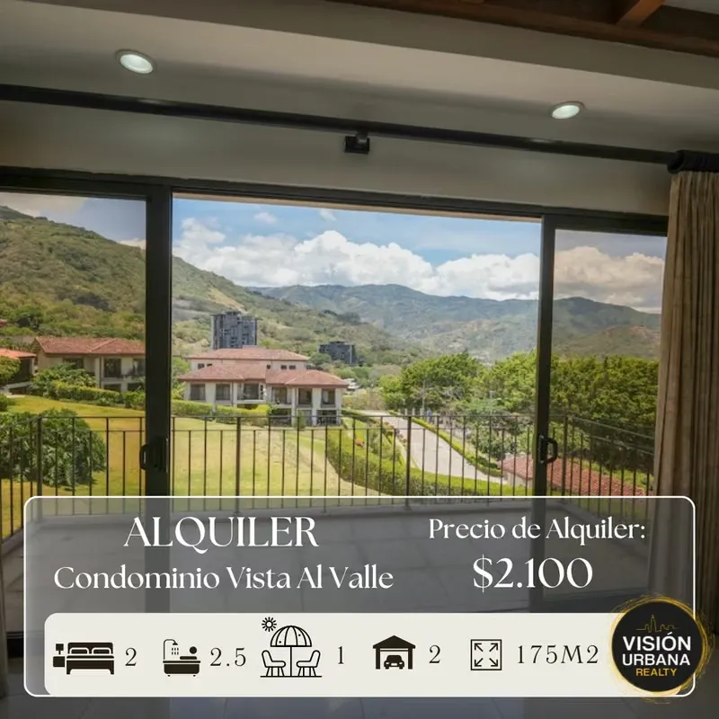 Two-bedroom apartment in Vista al Valle Condominium. This 175 sq m (1,800 sq ft) apartment features the following layout: