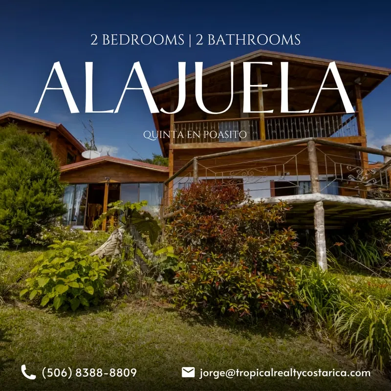 Mountain Retreat for Sale in Poasito – Cabin with Jacuzzi, Fireplace & Large Lot