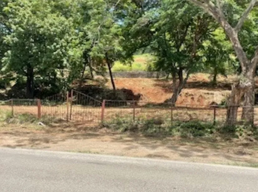 Venta de lote plano con 60m de frente en calle principal.