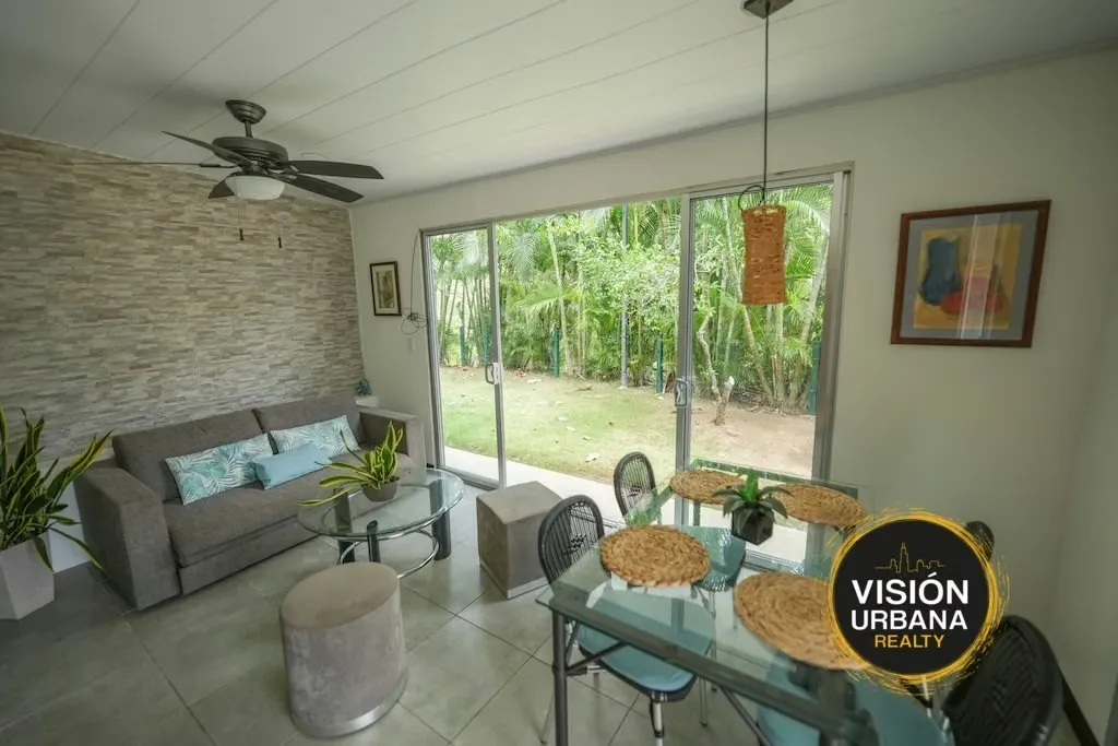 Furnished and equipped apartment in the Villa Leona Condominium. This single-level unit features a fully equipped kitchen, living and dining room, one full bathroom, air ...