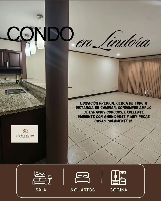 Alquiler de condominio en Lindora, sin patio