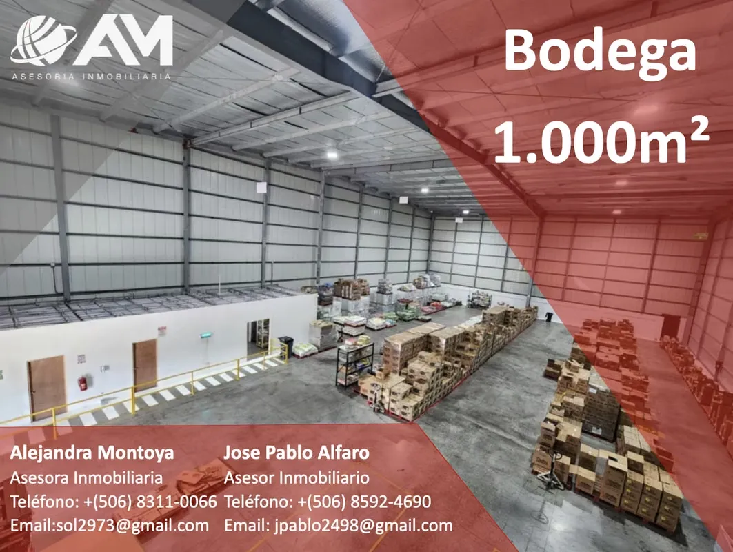 CONTAMOS CON BODEGAS Y NAVES INDUSTRIALES EN TODO EL GAM, CONTACTENOS SERA UN PLACER ATENDERLE.