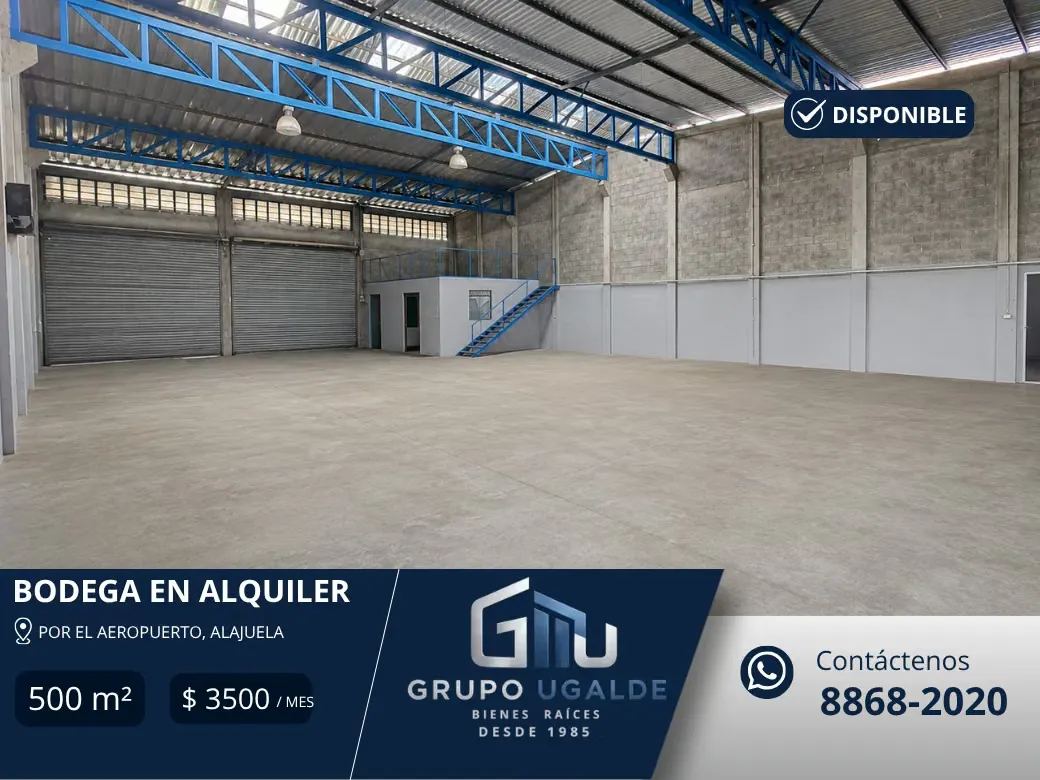 Warehouse for Rent | Alajuela, Near the International Airport
