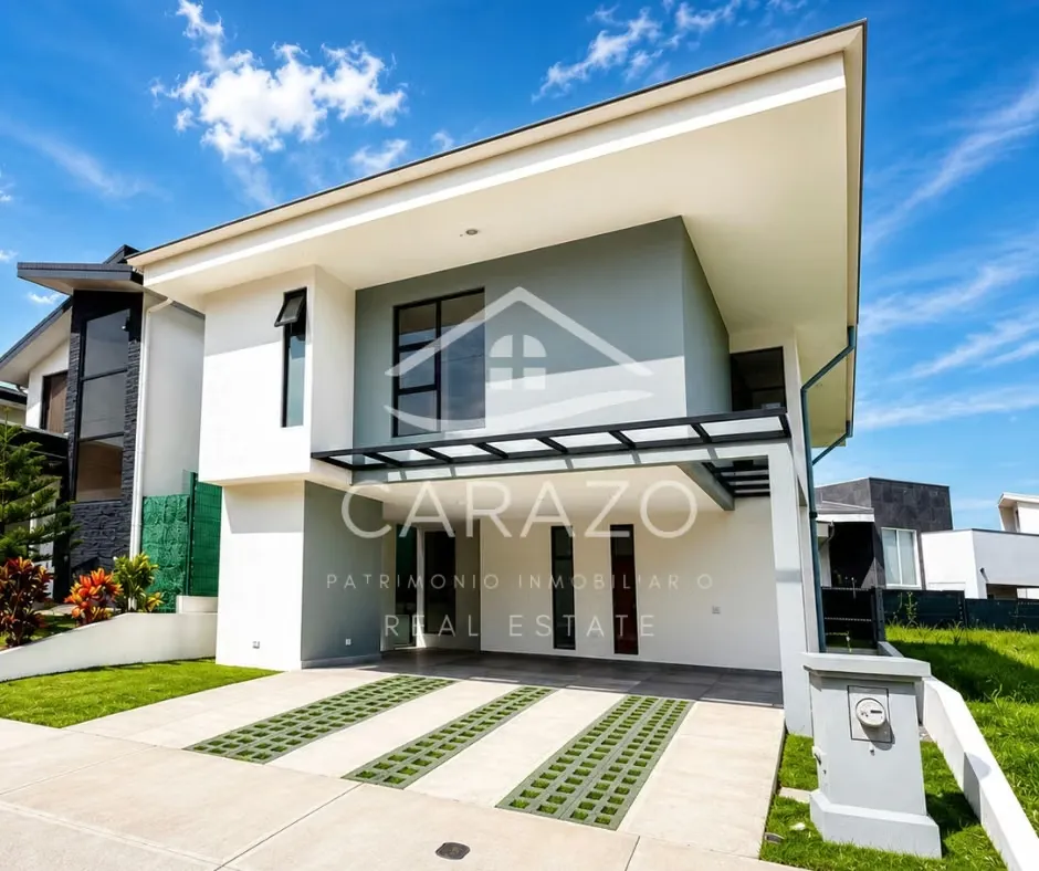 VENTA DE CASA MODERNA EN CONDOMINIO VILLAS DEL SOL, SAN RAFAEL DE ALAJUELA